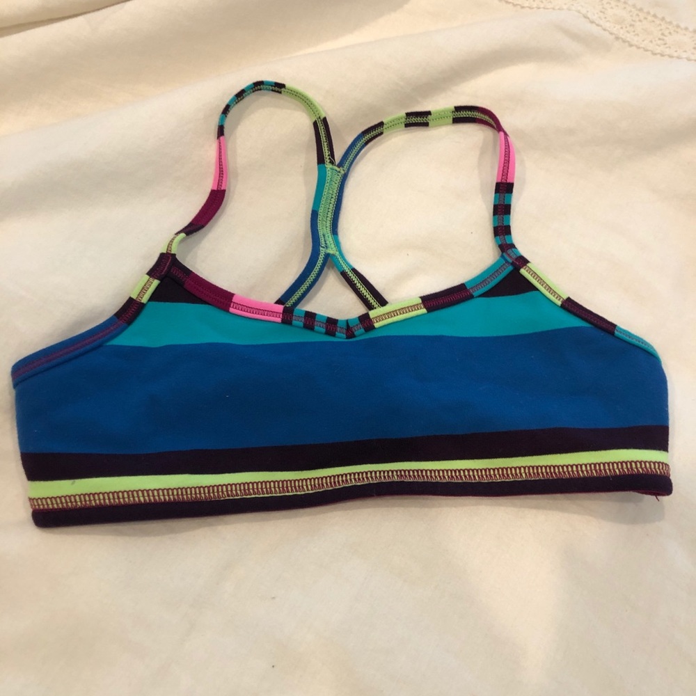 Ivivva Multi Color Sports Bra Size 8